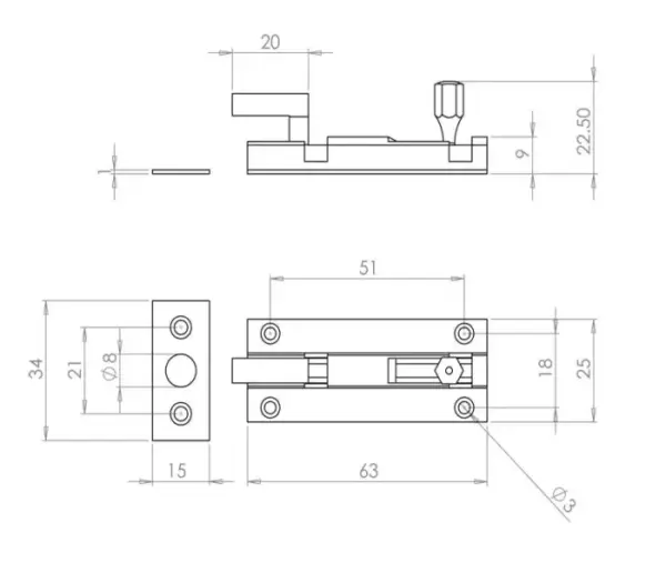 Brass Necked Barrel Bolts