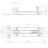 Brass Necked Barrel Bolts