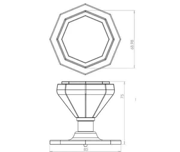 Forma Centre Door Knobs