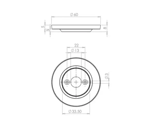 Replacement Roses for Porcelain Door Knobs