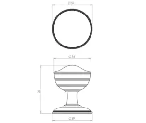 Crown Door Knobs