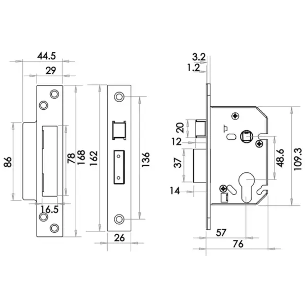 Euro Profile Sashlocks