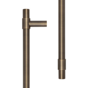 Frelan Hardware CRES3001 D Shape Pull Handle - Face Fix, Antique Brass