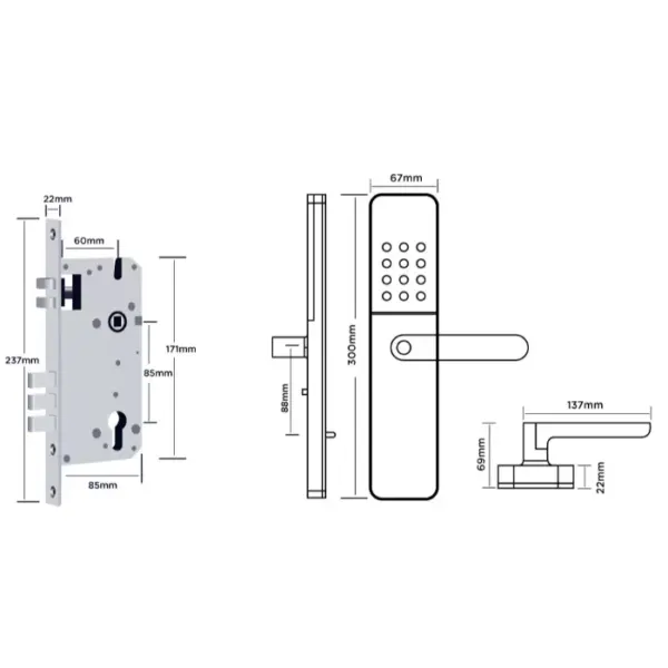 EA 110 Digital Lock