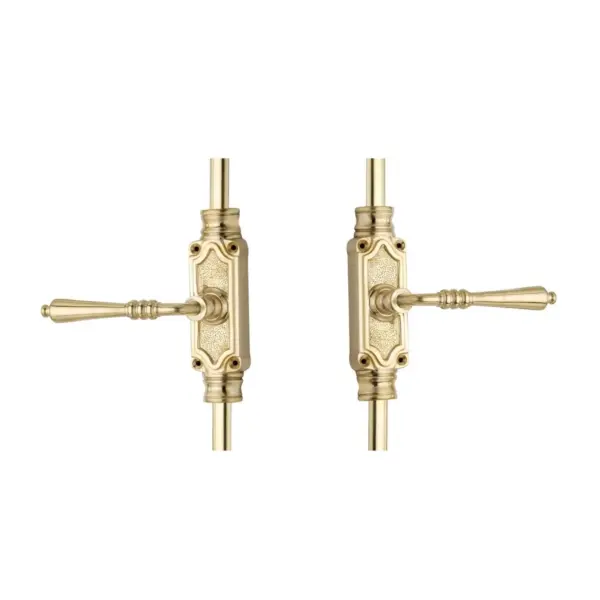 Lever Handle Door Brass Espagnolette Bolt - Upto 9 feet Doors - Image 4