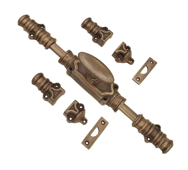 Limited Edition - Antique Brass Stephaney Espagnolette Bolt - Image 2