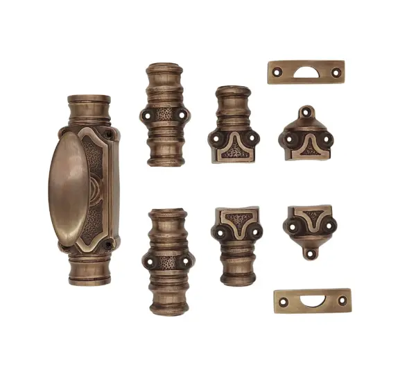 Limited Edition - Antique Brass Stephaney Espagnolette Bolt - Image 3