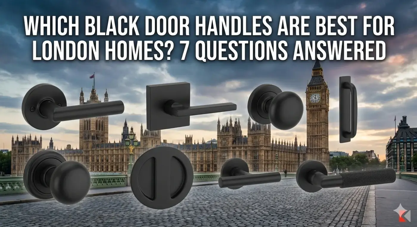 black door handles