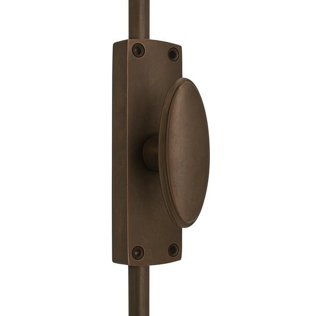 Oval Knob Espagnolette/Crémone Locking Bolt for up to 8.5 Feet High Doors & Windows - Image 7
