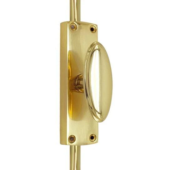 Oval Knob Espagnolette/Crémone Locking Bolt for up to 8.5 Feet High Doors & Windows - Image 5