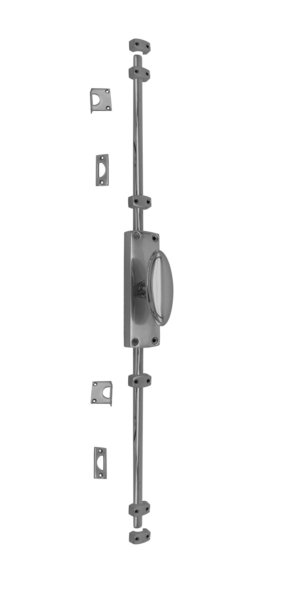 Oval Knob Espagnolette/Crémone Locking Bolt for up to 8.5 Feet High Doors & Windows - Image 2