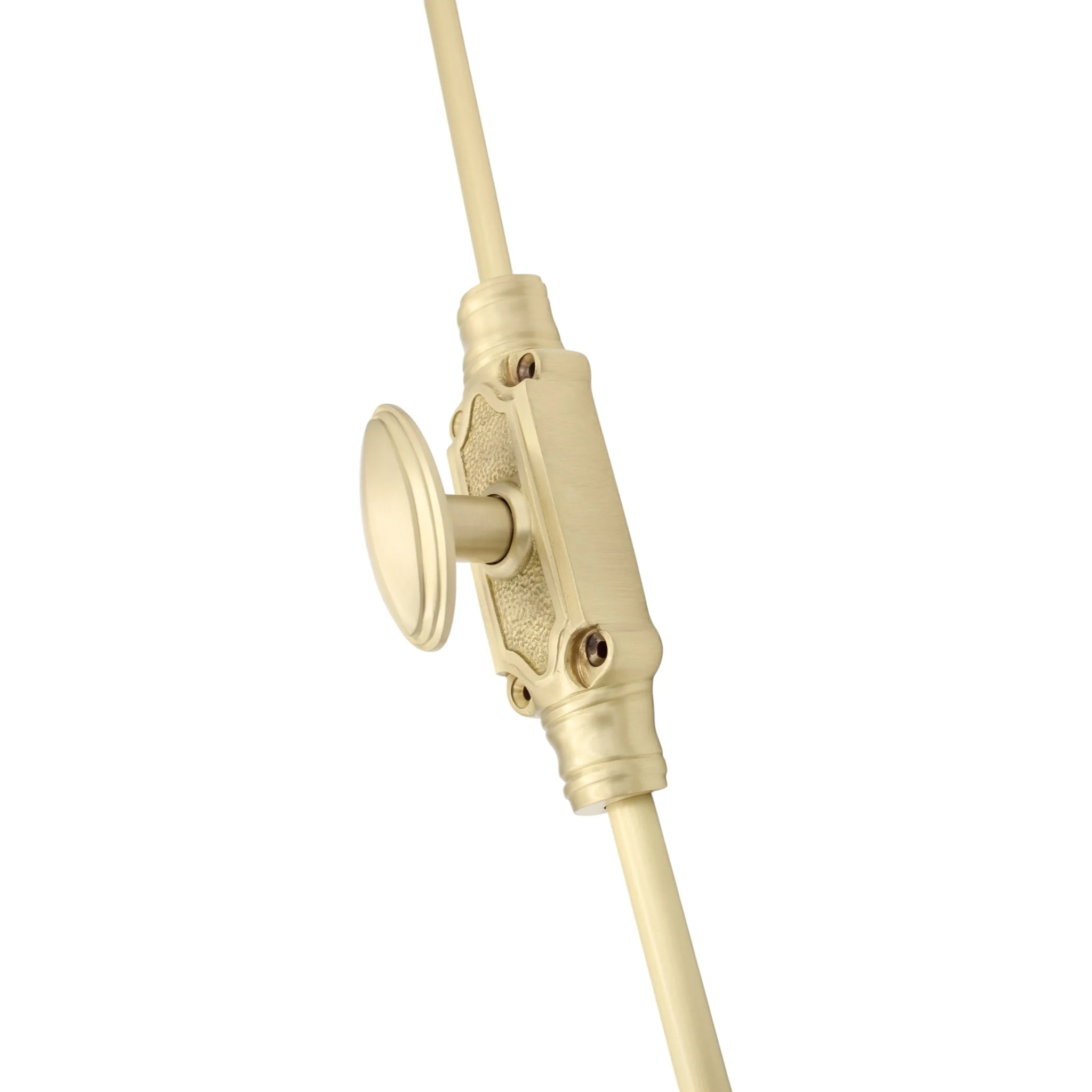Hampton Reeded Cremone Bolt by Euro Art | Solid Brass Espagnolette Bolt - Image 2